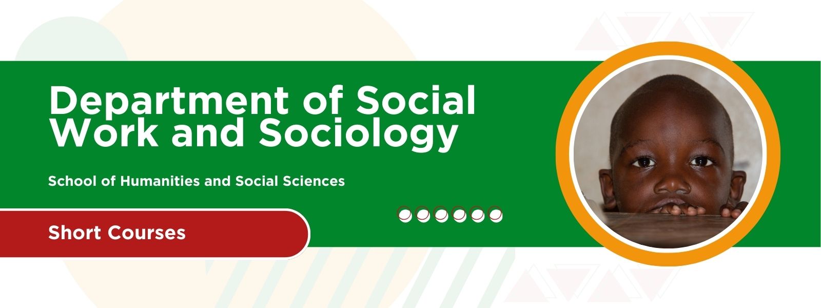 Department of Social Work and Sociology