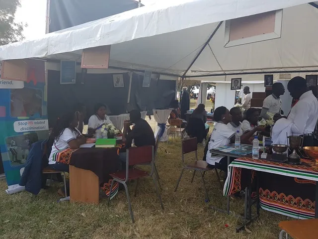 Mobile Law Clinics at the UNZA Golden Jubilee stand.
